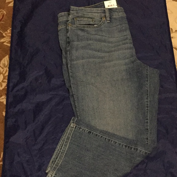 RALP LAUREN JEANS CLASSIC STRAIGHT CROPPED 16W - Picture 6 of 8